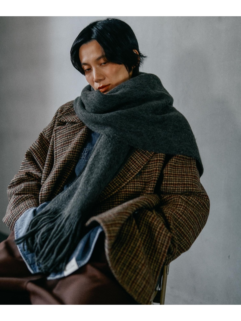 楽天市場】ウーリーダブルミドルチェックコート LEPSIM レプシィム