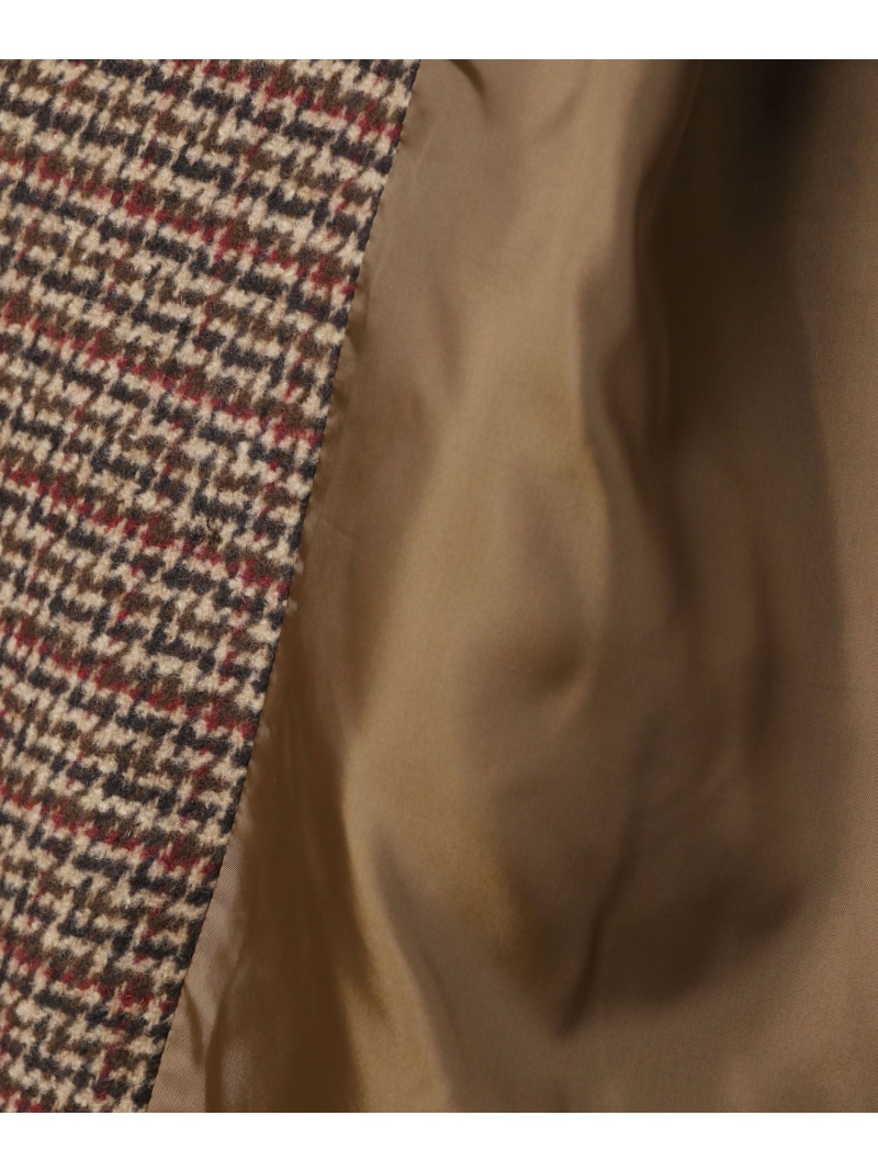 楽天市場】ウーリーダブルミドルチェックコート LEPSIM レプシィム