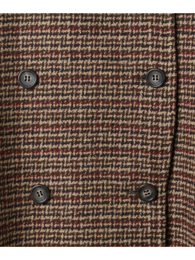 楽天市場】ウーリーダブルミドルチェックコート LEPSIM レプシィム