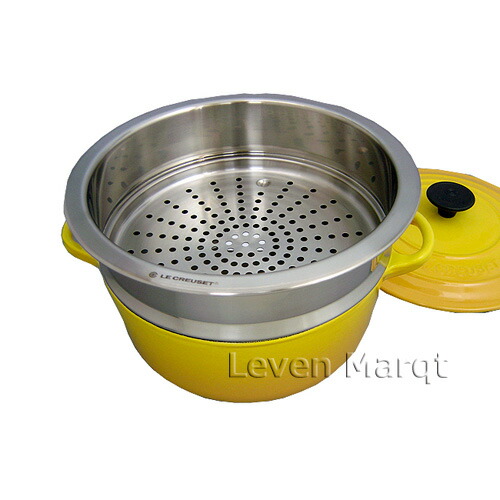 楽天市場】ル・クルーゼ LE CREUSET スチーマー 22cm専用【蒸し料理