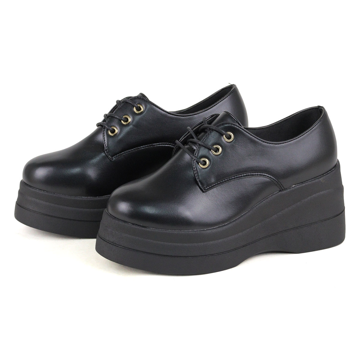 楽天市場】レースアップシューズ レディース 厚底 リボン 2way 歩き