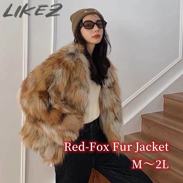 楽天市場】ジャケット フォックス リアルファー コート アウター