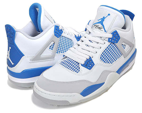 楽天市場】NIKE JORDAN 4 GOLF MILITARY BLUE white/military blue