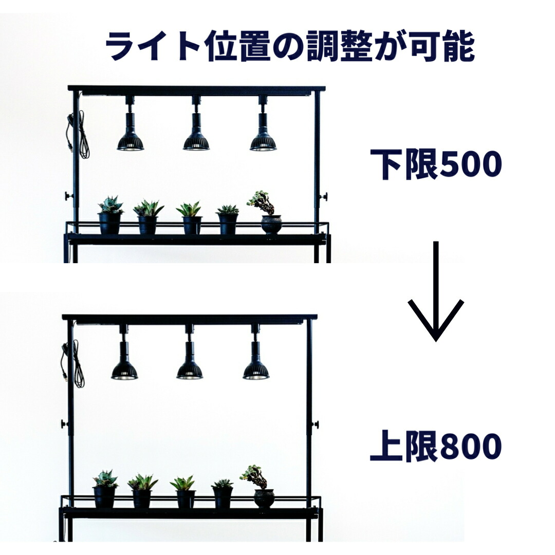 楽天市場】ライトレールスタンド 複数 卓上スタンド 育成ライト 植物