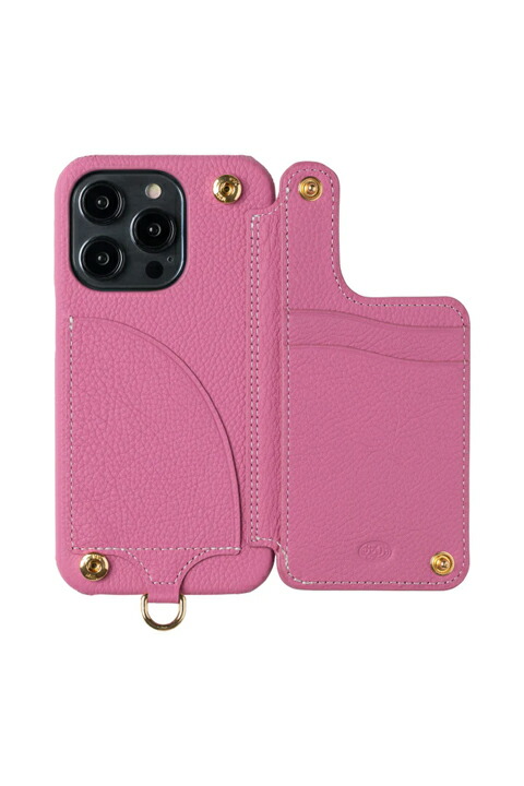 楽天市場】DEMIU デミュウ POCHE FLAT/iPhone14Pro/ピンク{HS-DE114K