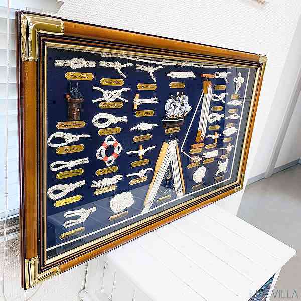 楽天市場】レリーフ ロープワーク マリン 壁掛け オブジェ インテリア