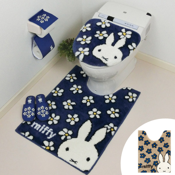 楽天市場】ロングトイレマット ディックブルーナ フラワーダンス 80
