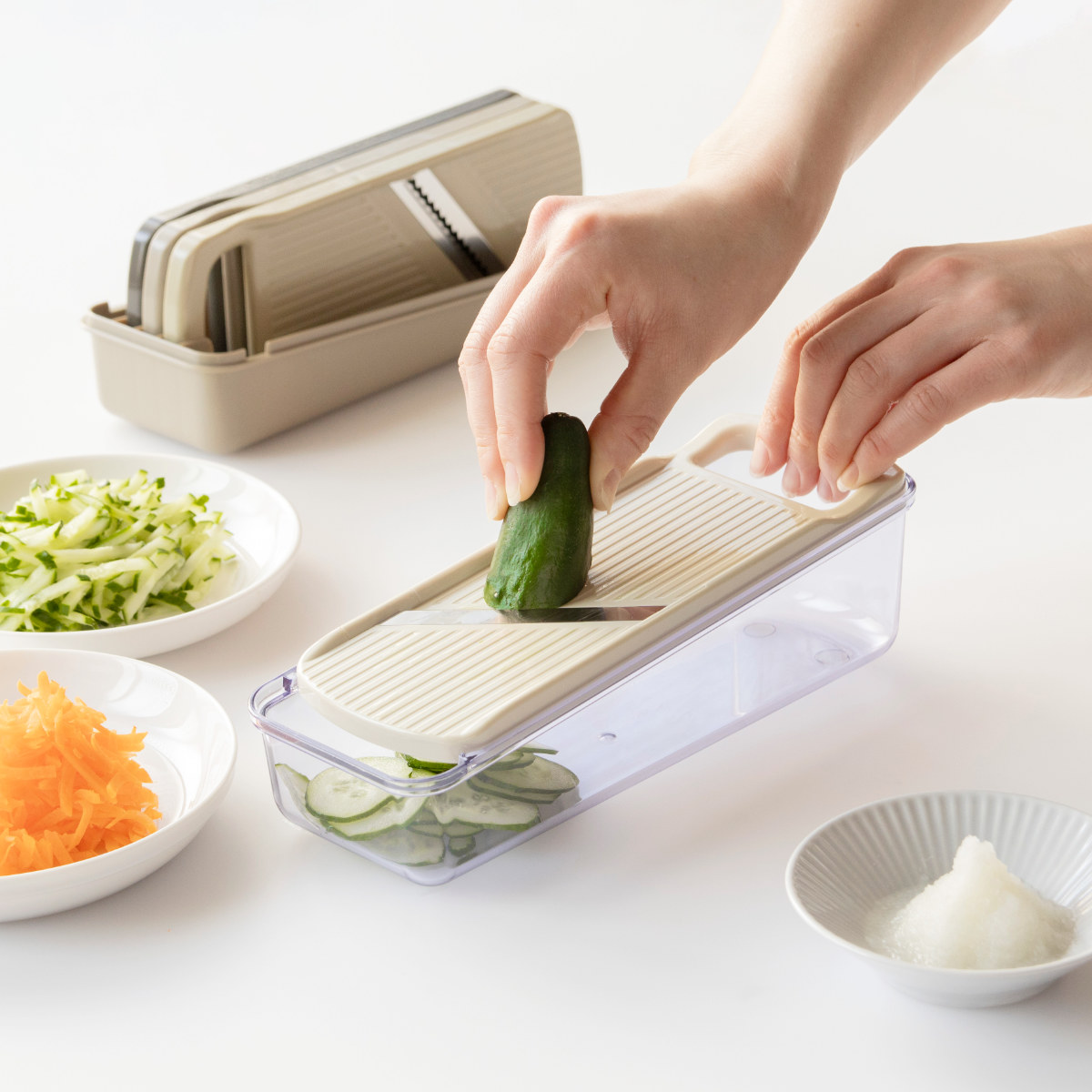 楽天市場】スライサーセット 6点セット モットプラス 調理器セット