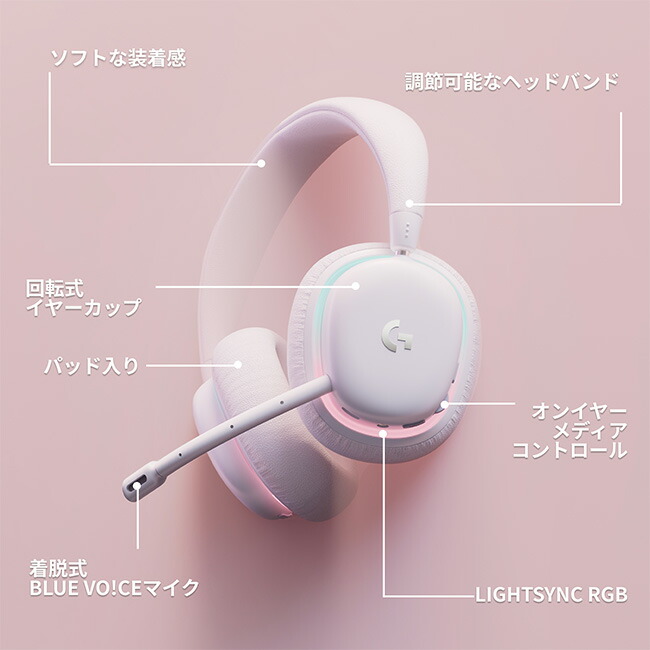 楽天市場】Logicool G ワイヤレスゲーミングヘッドセット G735