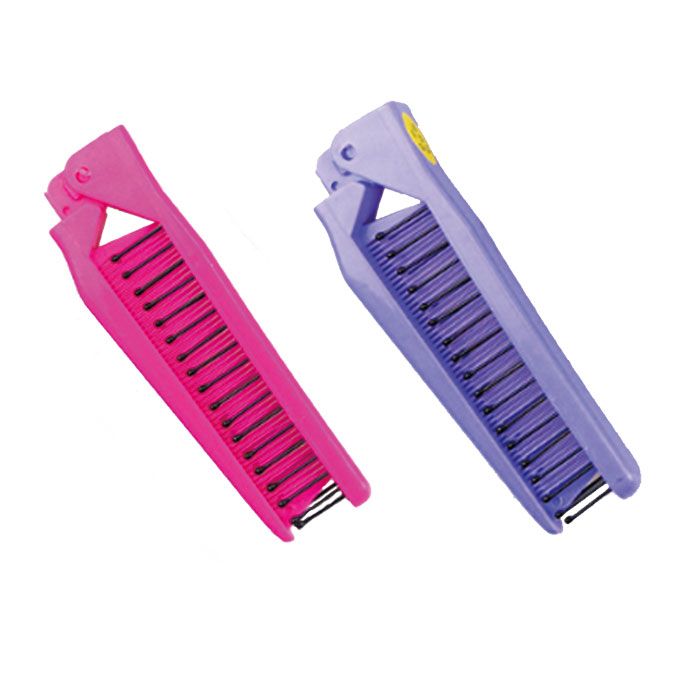 楽天市場】【ブラシとコームが一体化】折りたたみコーム 2本セット