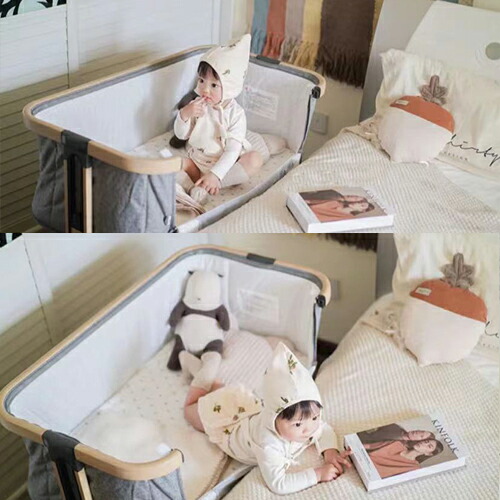 楽天市場】HZDMJ ベビーベッド 折りたたみ おすすめ 添い寝ベッド