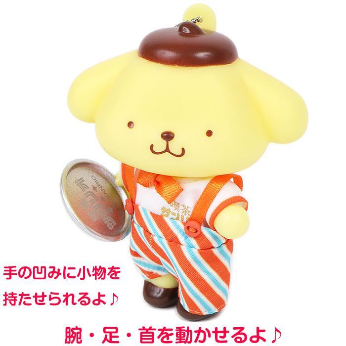 楽天市場】ポムポムプリン マスコット ソフビマスコットホルダー 喫茶