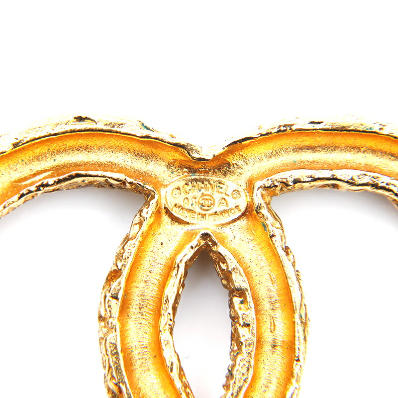 楽天市場】シャネル CHANEL ココマーク 溶岩 GP 93A ブローチ ゴールド