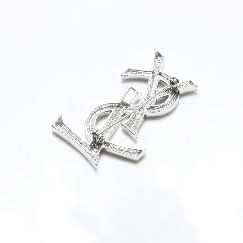 楽天市場】イヴ・サンローラン YVES SAINT LAURENT YSL ロゴ ブローチ