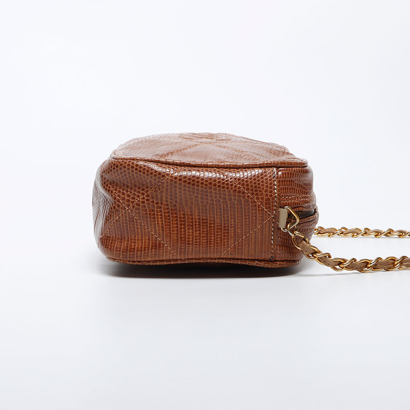 楽天市場】シャネル CHANEL リザード フリンジ チェーン ショルダー