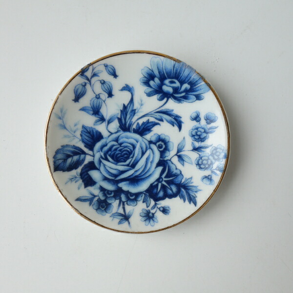 楽天市場】わけあり 藍花 5.7cm アンティーク ミニ 絵皿 4枚 セット 皿