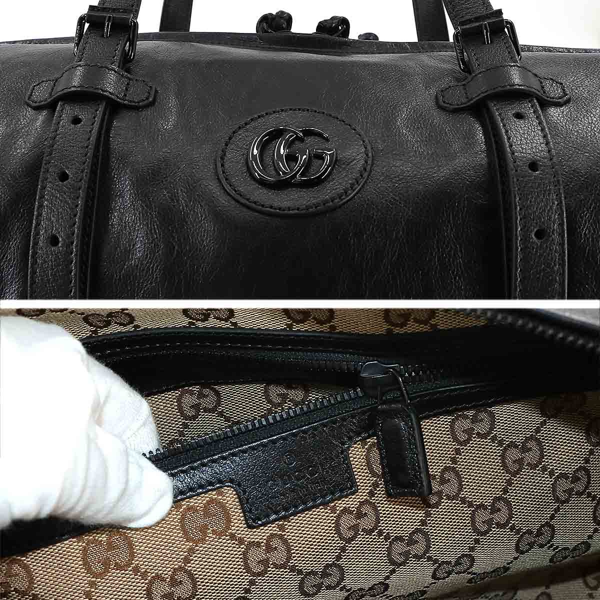 楽天市場】【未使用 展示品】 グッチ GUCCI ダブルG 2way ボストン