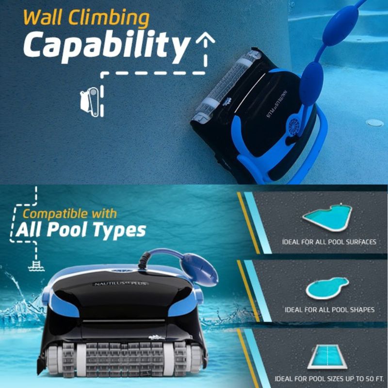 楽天市場】【クーポン配信中】自動 プールクリーナー Dolphin Nautilus