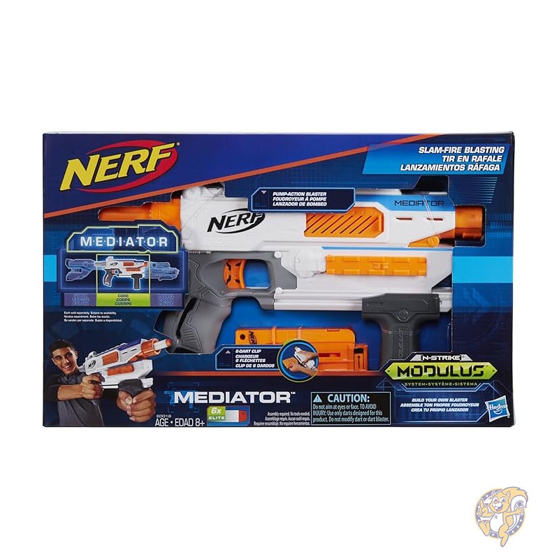 楽天市場】ナーフ NERF モジュラス メディエーター ブラスター 6 本の