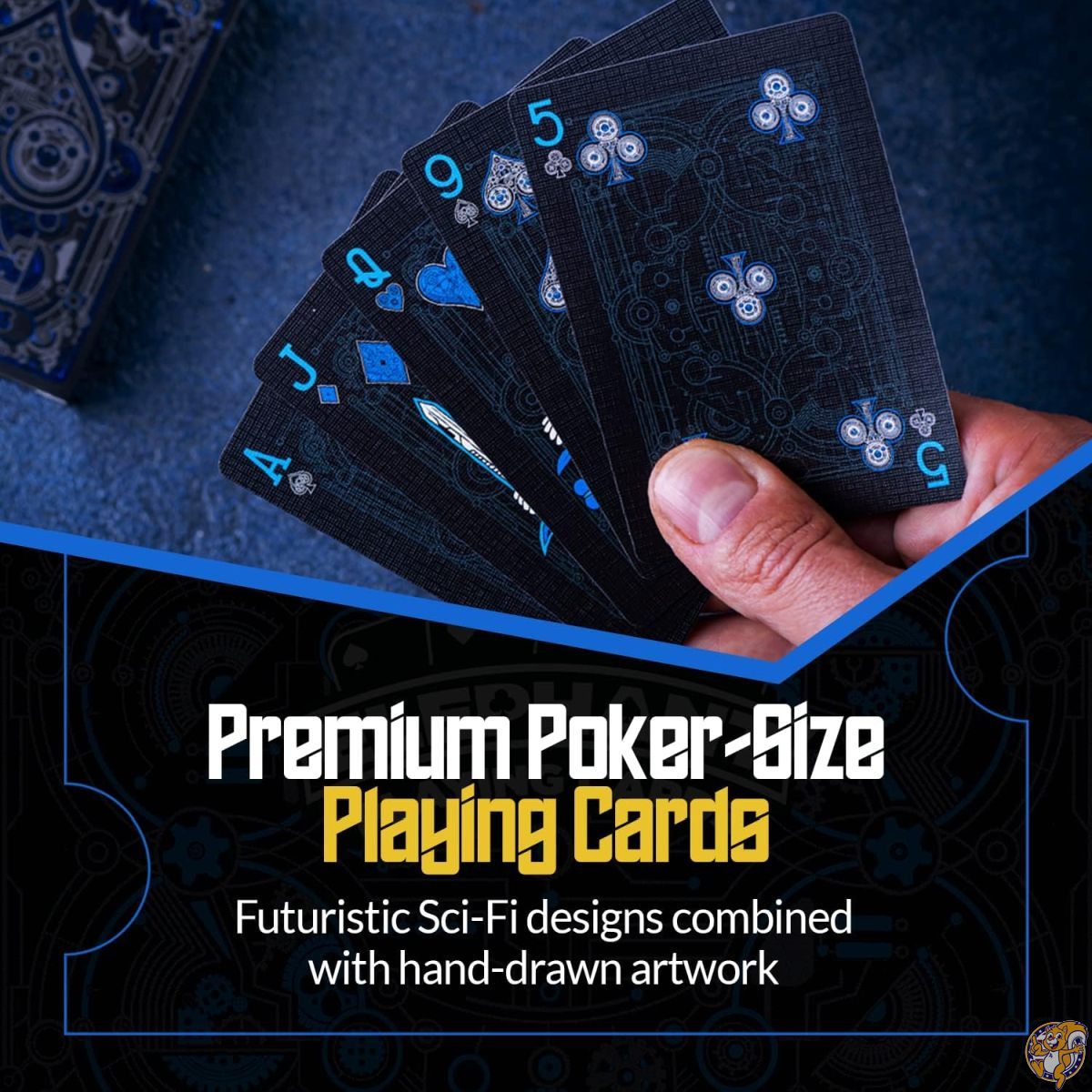 楽天市場】Elephant Playing Cards Cyberpunk Blue トランプ カーディ