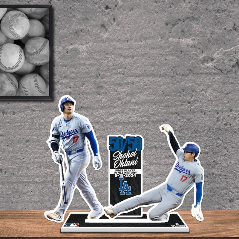 楽天市場】50-50記念 大谷翔平 限定版 プレイヤースタンディ