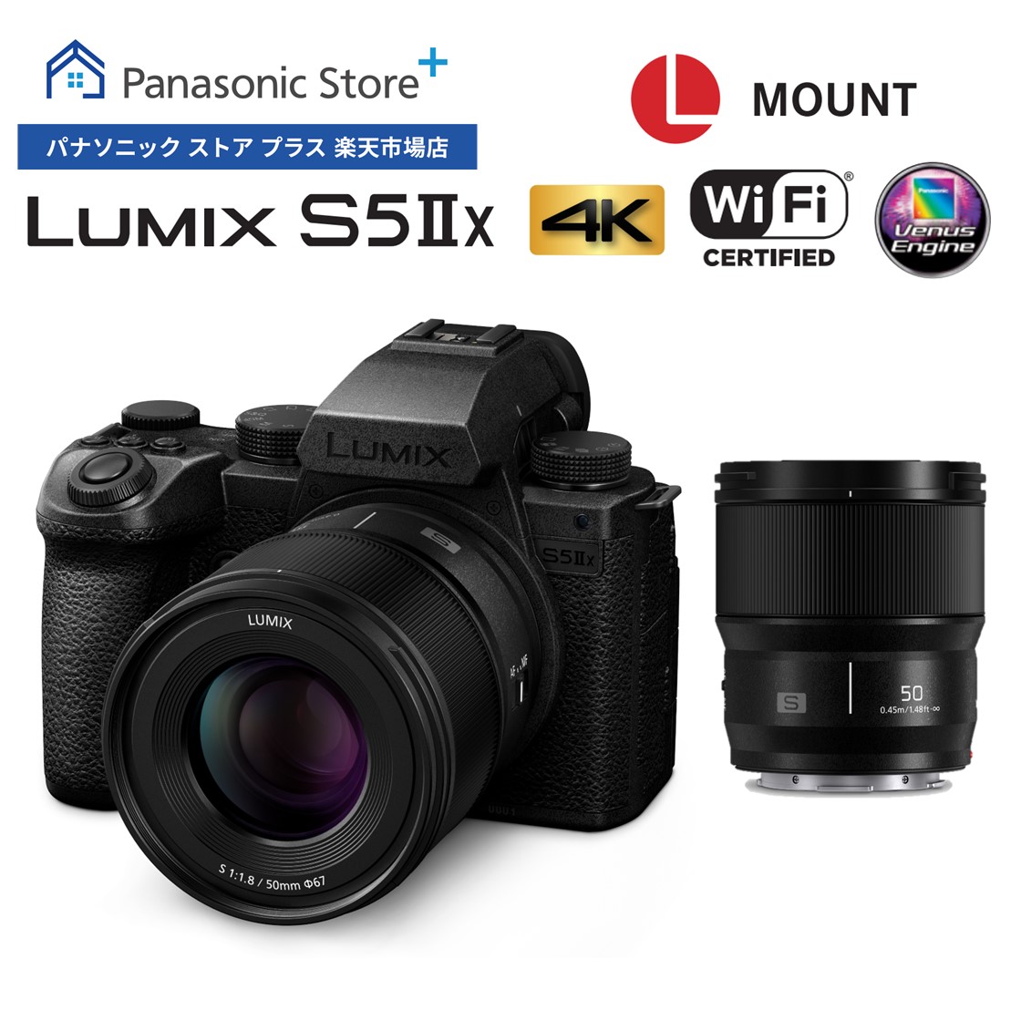 楽天市場】【公式店】パナソニック フルサイズミラーレス一眼カメラ