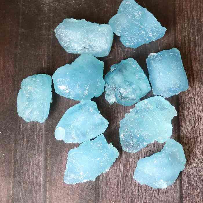 楽天市場】アクアマリン 原石 1個 19〜23g 天然石 パワーストーン