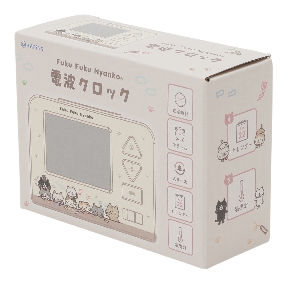 楽天市場】置き時計 猫 可愛い 電波時計 ふくふくにゃんこ 目覚まし