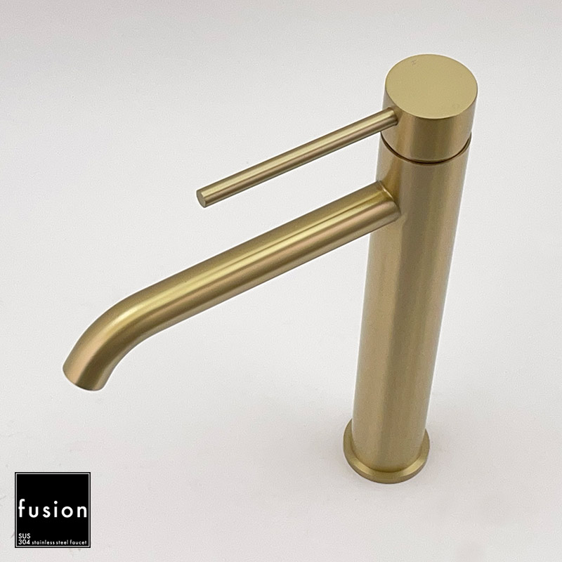 楽天市場】ステンレス シングルレバー混合栓 fusion ベッセル混合栓