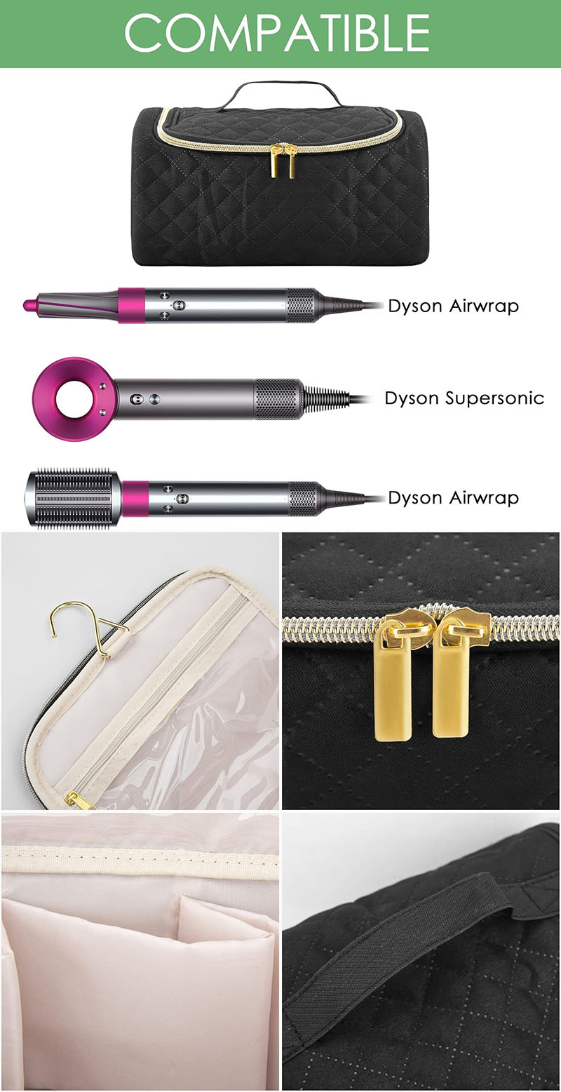 楽天市場】メイクボックス 旅行用収納バッグ Dysonヘアドライヤー用