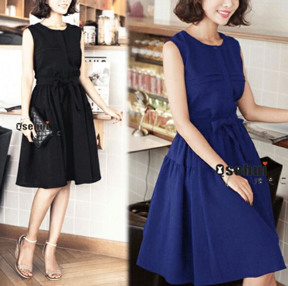 楽天市場】＜在庫セール＞膝丈 ノースリーブワンピース 麻 リネン