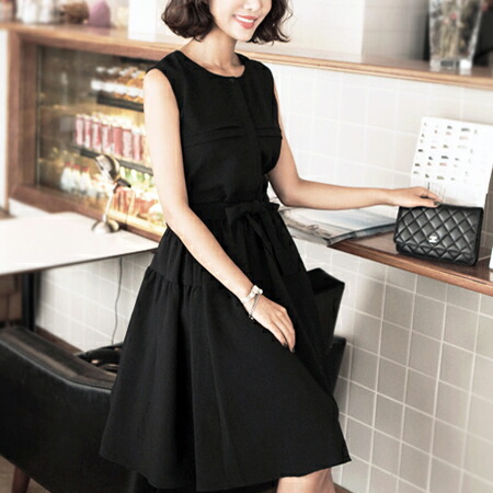 楽天市場】＜在庫セール＞膝丈 ノースリーブワンピース 麻 リネン