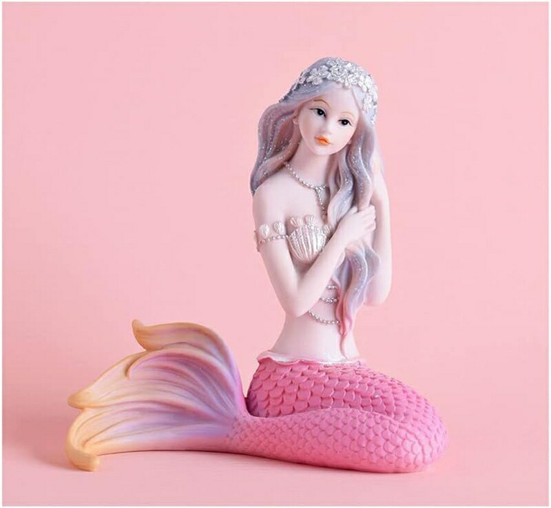 楽天市場】人魚姫 置物 かわいい おしゃれ 海の娘 インテリア