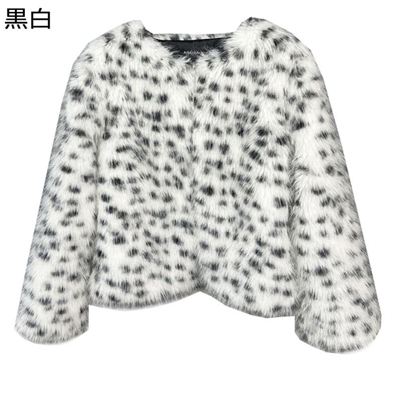 楽天市場】ファーコート レディース レオパード ヒョウ柄 豹柄 ふわ