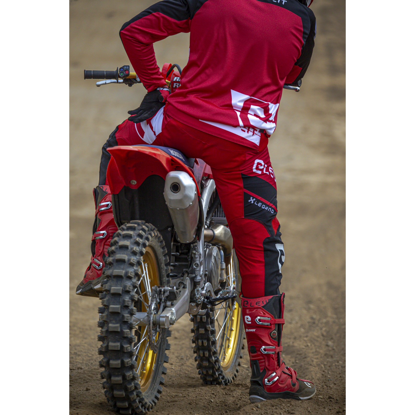 楽天市場】Eleveit X レジェンド オフロードブーツ レッド 25.5cm 保護