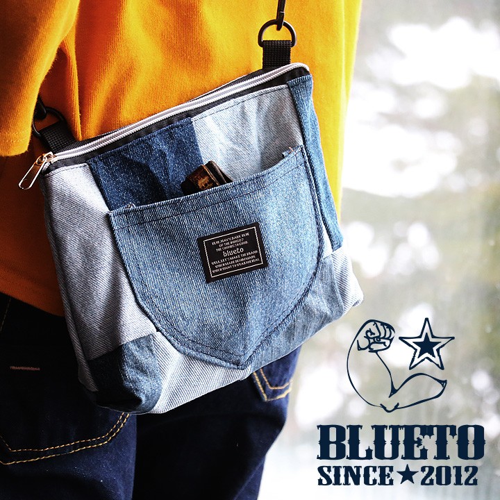 楽天市場】バッグ ミニ ショルダー ポーチ 『リメイク パッチワーク