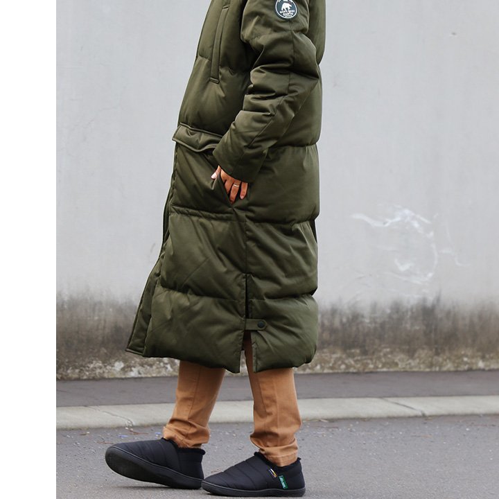 楽天市場】ダウンジャケット ロング リアルダウン ベンチコート