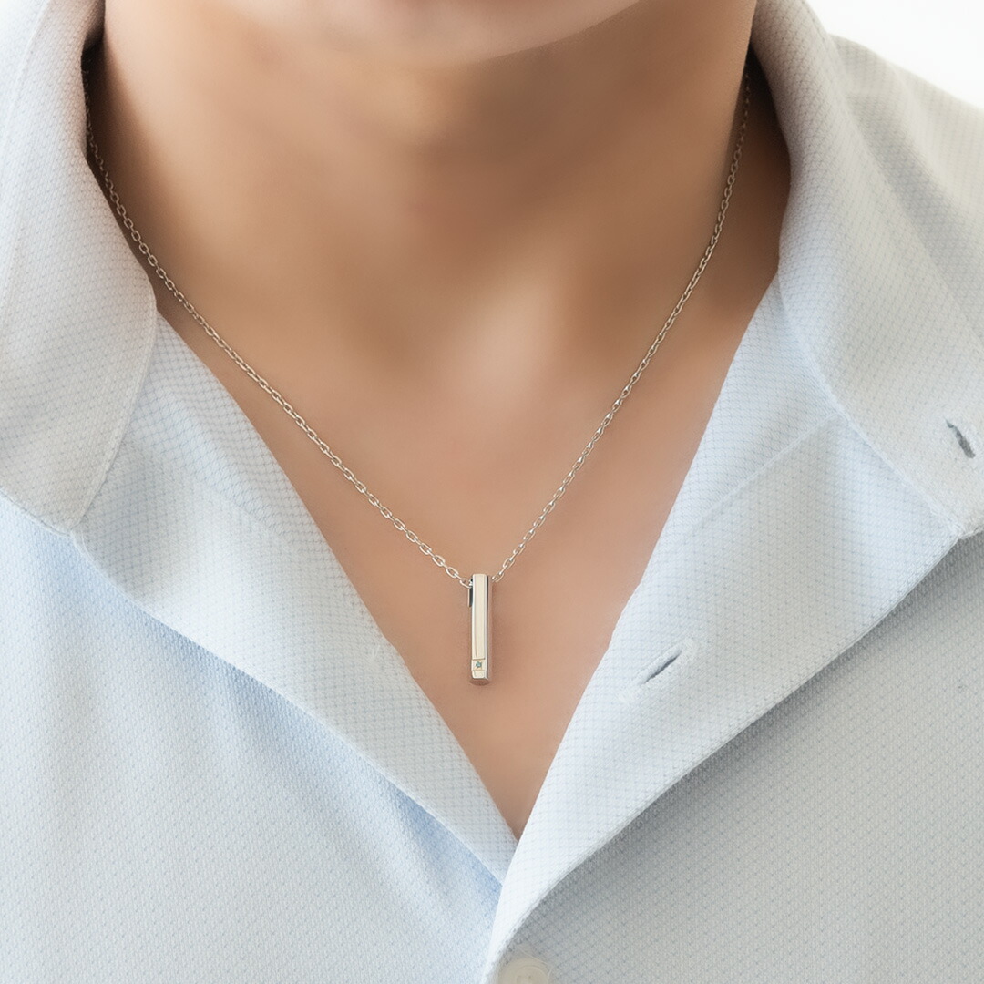 楽天市場】ペアネックレス（ペアセット）ステンレススチール ブルー