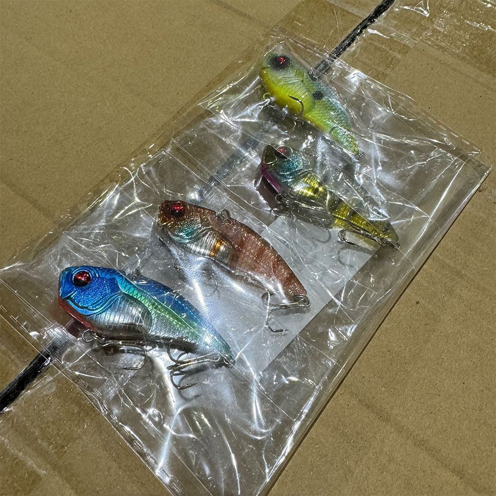 楽天市場】バイブレーション 4個セット 釣り シーバス バス釣り ルアー