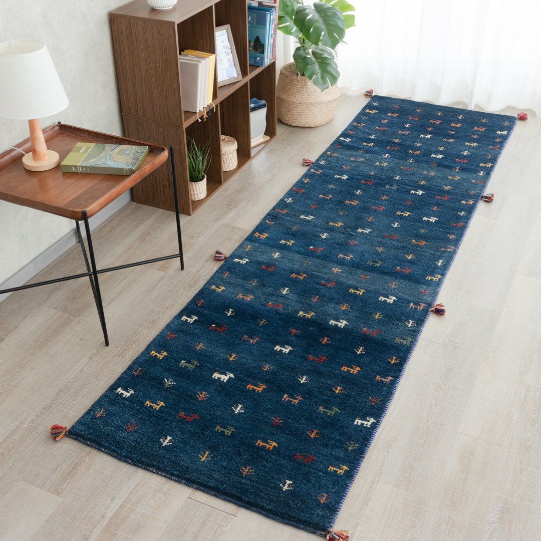 楽天市場】【本場イラン産】82×287cm ギャッベ ランナーサイズLL（送料