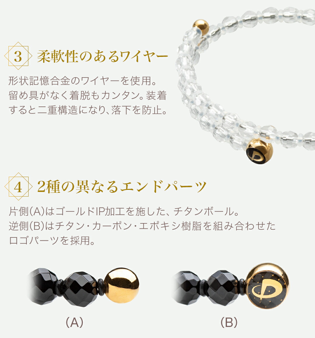 楽天市場】ファイテン クリスタルブレスレット phiten 羽生結弦 水晶