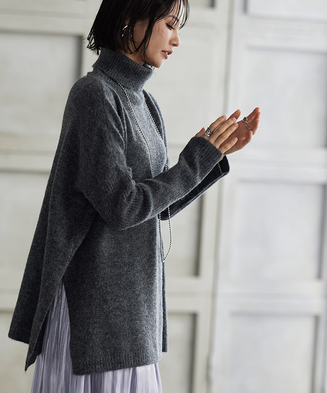 楽天市場】[RASW]アルパカ混タートルネックニット ☆ ニット セーター