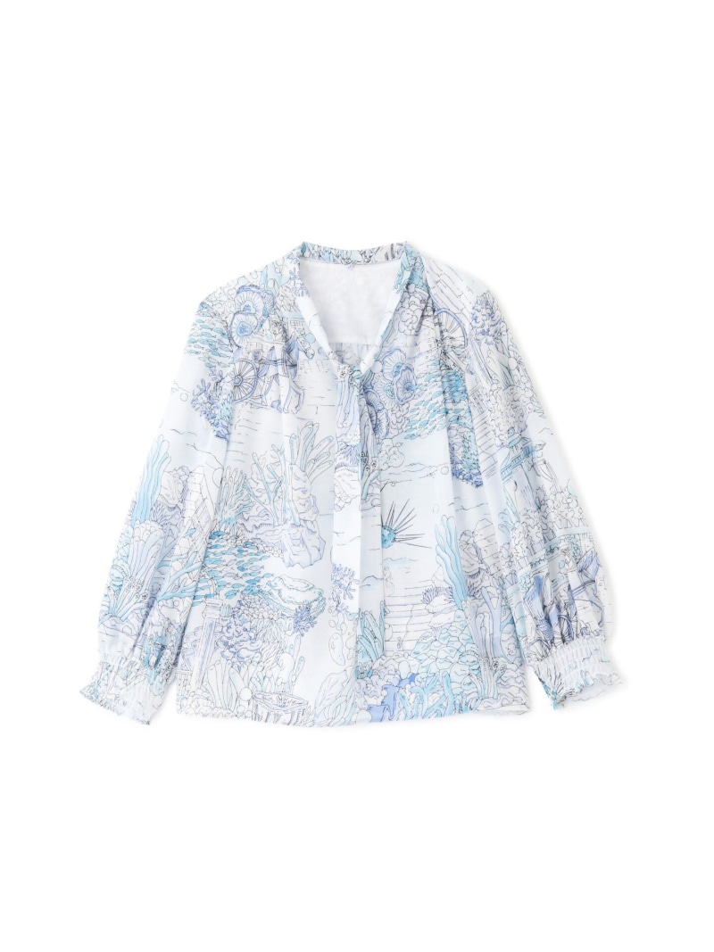 楽天市場】【SALE／50%OFF】◇ノーティカルプリントブラウス