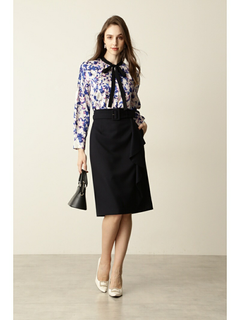 楽天市場】【SALE／60%OFF】◇グラフィカルフラワープリントブラウス