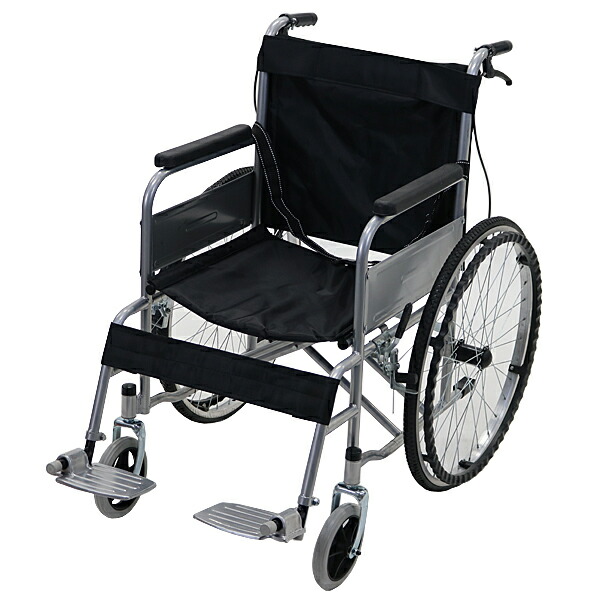 楽天市場】送料無料 車椅子 黒 TAISコード取得済 折り畳み 自走介助