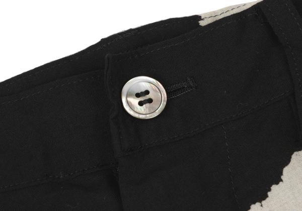 楽天市場】【中古】 ワイズY's レーヨンウールドット柄サルエルパンツ