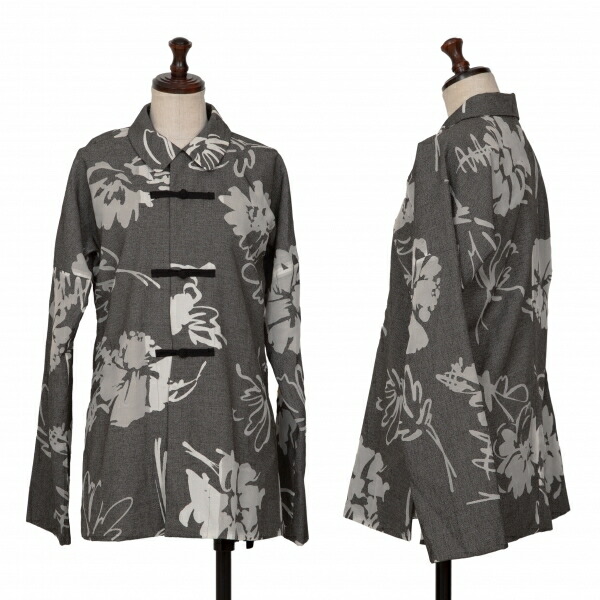 COMME des GARCONS トリコット ジャケット S 花柄 フラワー 2026年最新