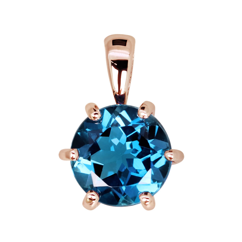 楽天市場】ロンドンブルートパーズ ペンダントトップ 大粒 シンプル 18