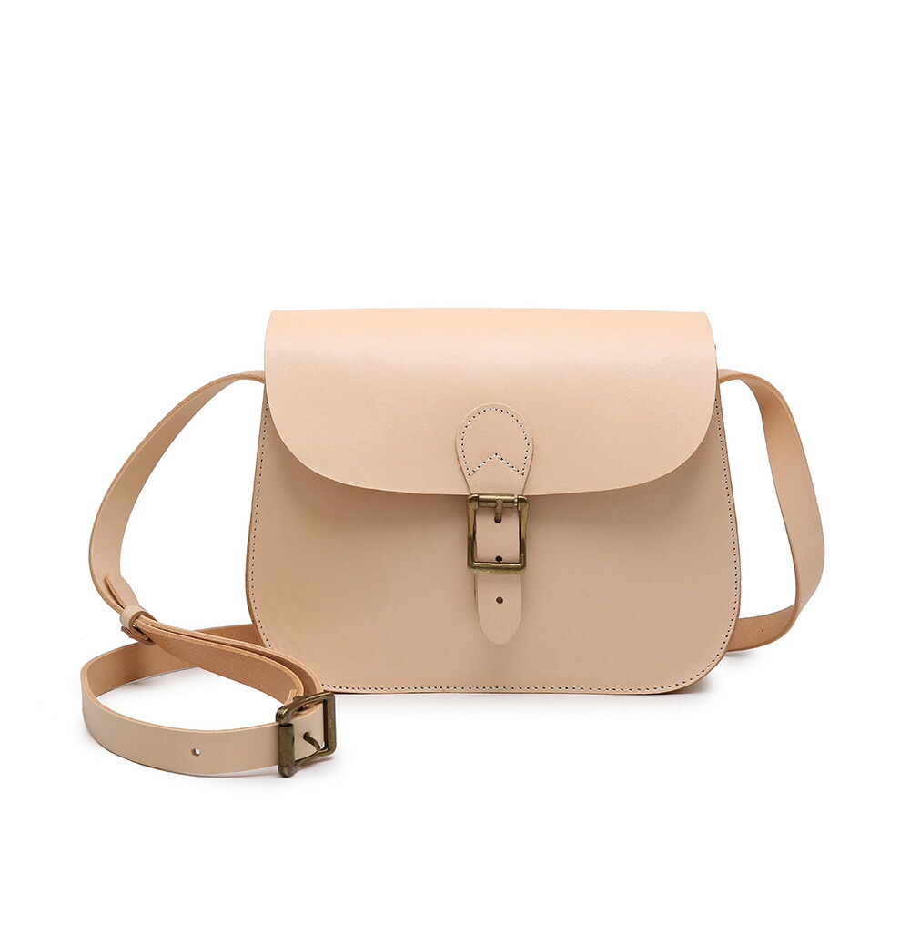 楽天市場】ショルダーバッグ ミニショルダー 本革 ペールオレンジ