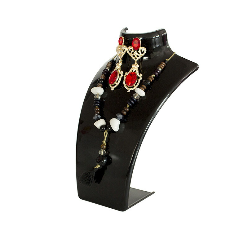 楽天市場】送料無料 アクセサリースタンド トルソー ネックレス